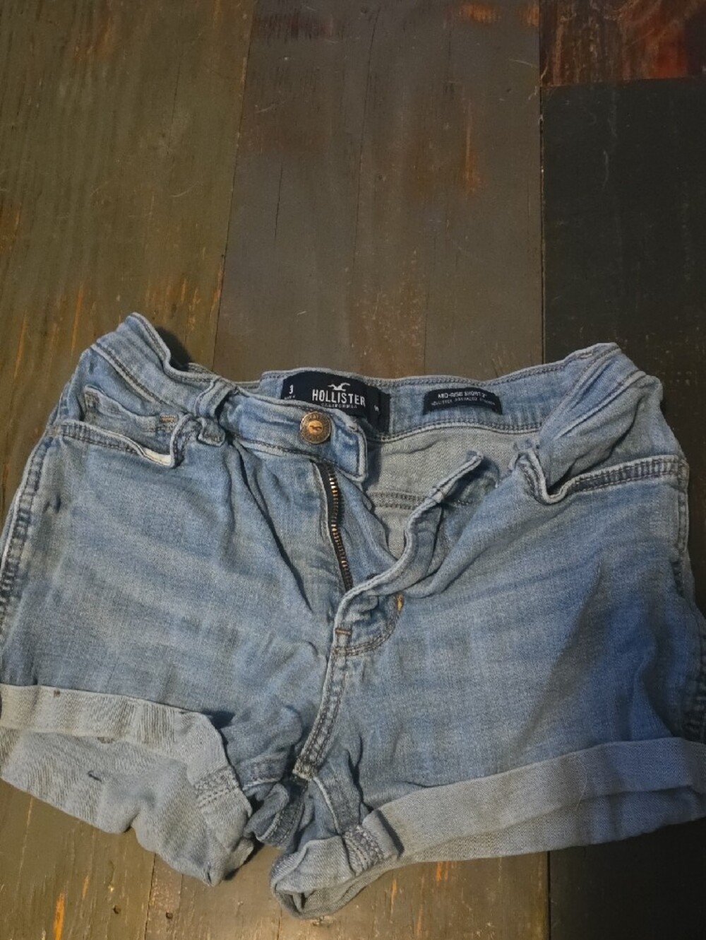 Hollister And Fox Racing Assorted Denim Shorts - Light to Dark Blue - Picture 5 of 6